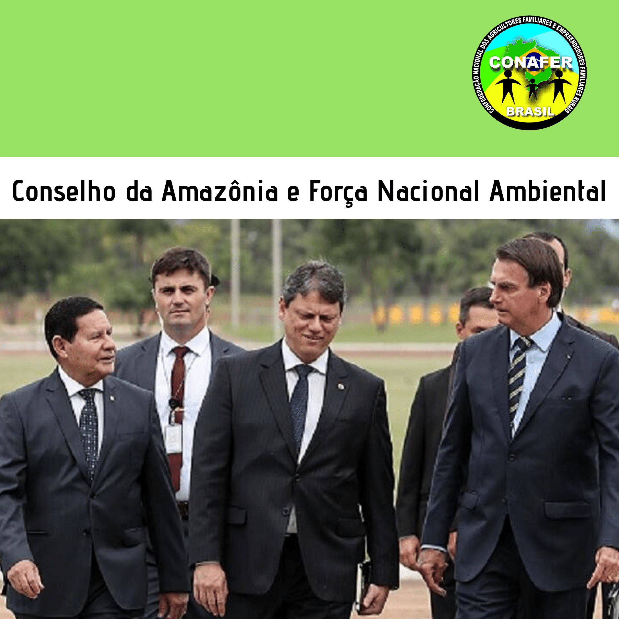 Bolsonaro anuncia criação de Conselho da Amazônia e de Força Nacional Ambiental