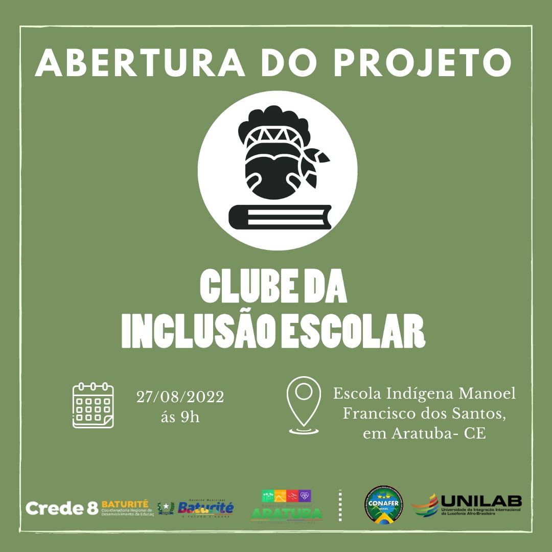 CONAFER e UNILAB realizam o projeto Clube da Inclusão Escolar