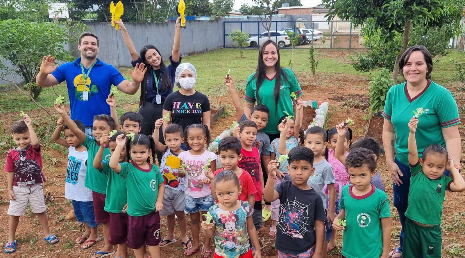 ERA NAS ESCOLAS: na creche Jatobá, em Planaltina-DF, crianças aprendem educação ambiental pela agricultura familiar