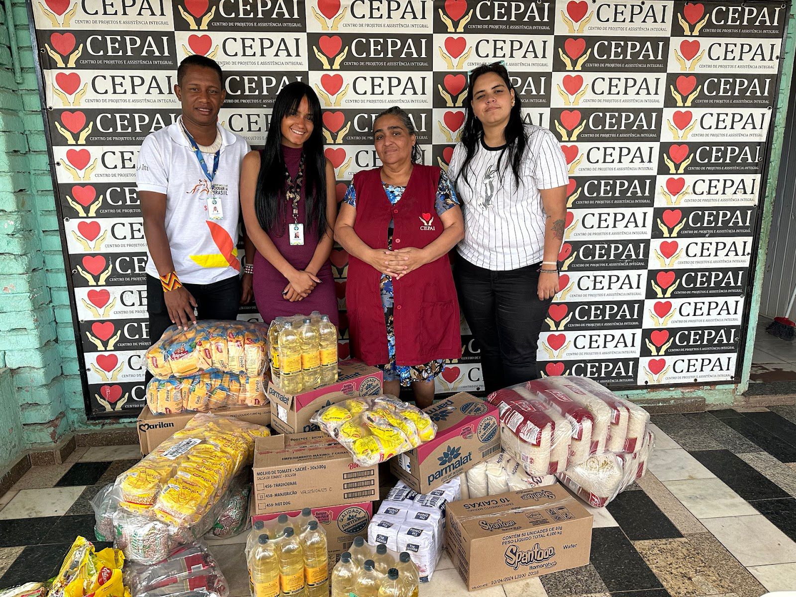 GESTOS DE AMOR: CONAFER entrega alimentos para CEPAI em Samambaia-DF