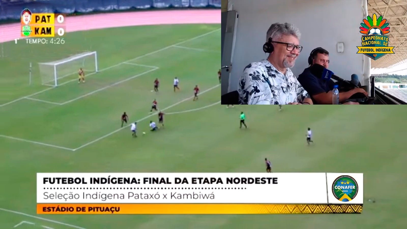TV CONAFER: transmissão da final Nordeste do Campeonato Nacional Indígena teve audiência recorde
