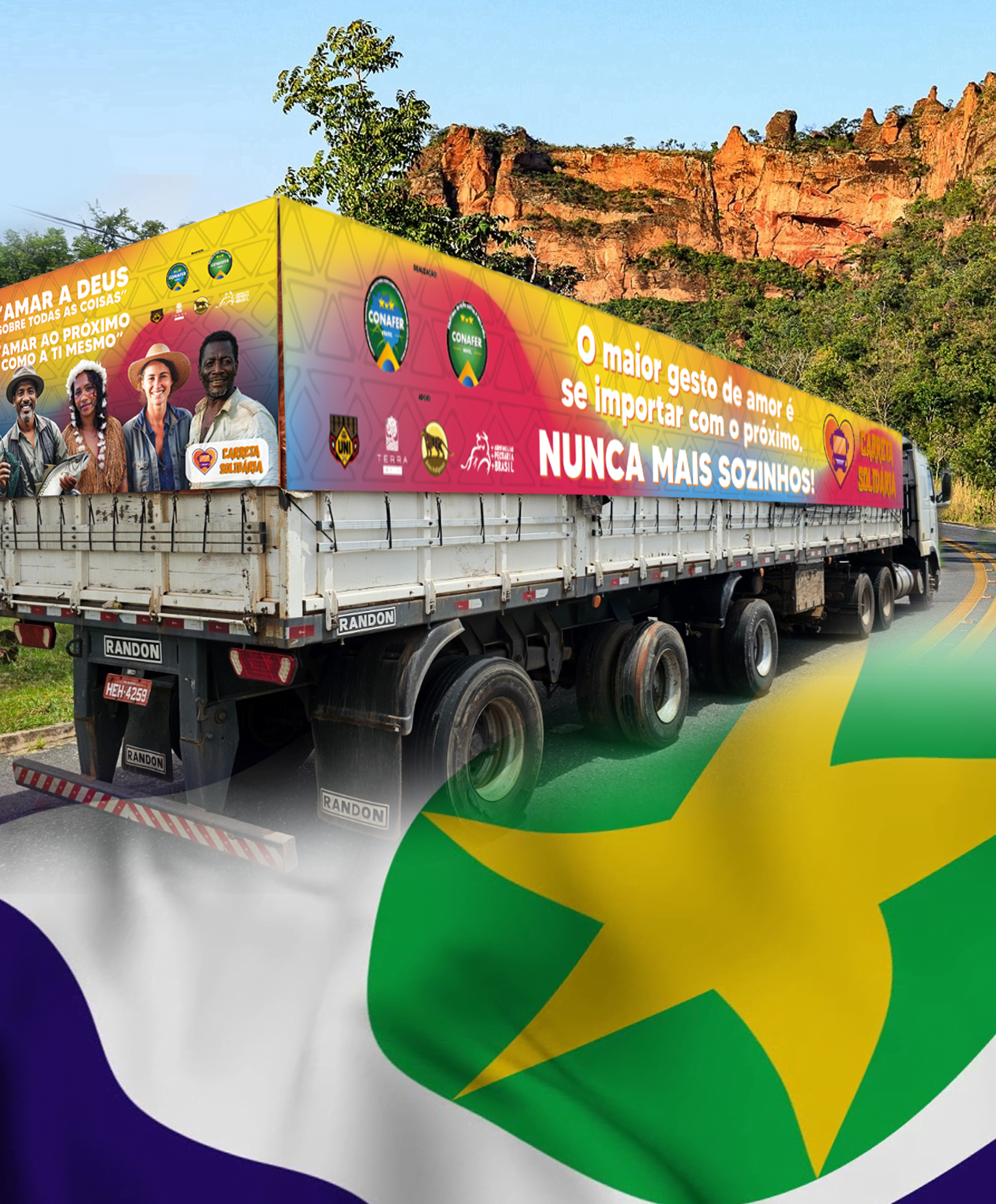 CONAFER SOCIAL: ações seguem pelo país; Carreta Solidária vai ao Mato Grosso