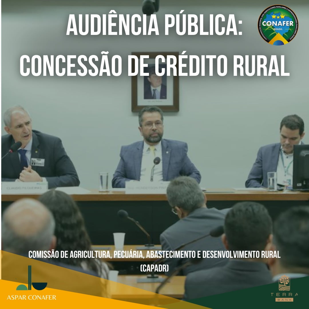 24/05/2024 – Audiência Pública: concessão de crédito rural